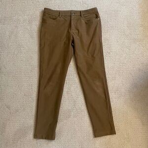 Lululemon ABC Slim-Fit 5 Pocket Pant 32L *Utilitech (Color: Artifact; Size: 33)